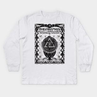 Cover for a Theosophy tract Kids Long Sleeve T-Shirt